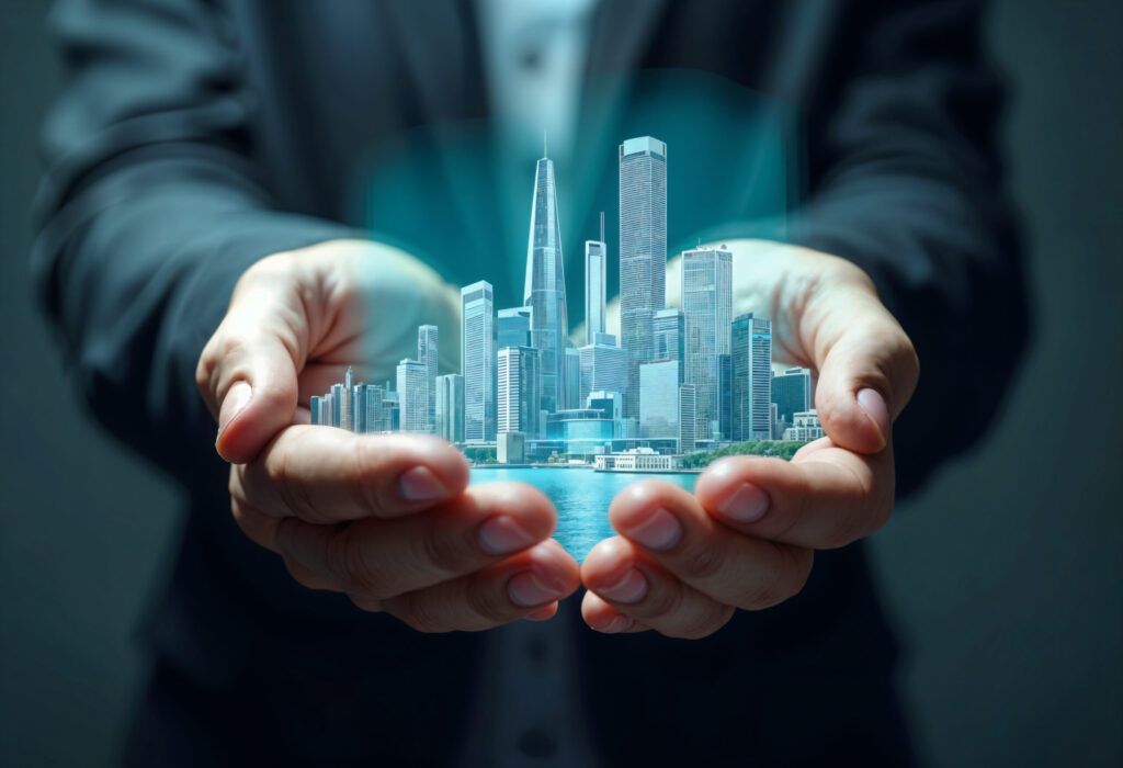 future visions business technology concept